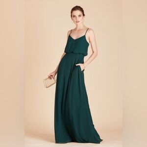 NWT Birdy Grey Gwennie Dress in Chiffon Emerald